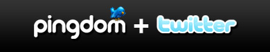 Pingdom + Twitter logos